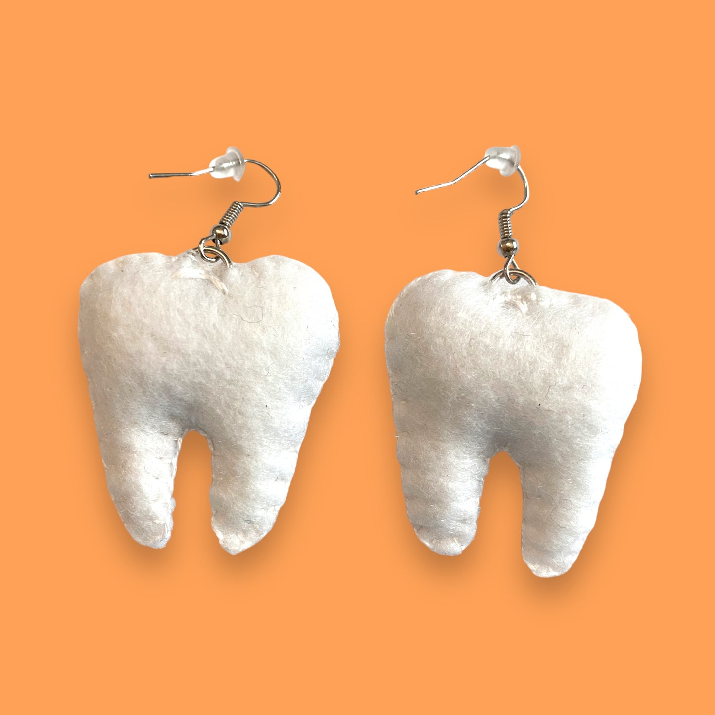 Teeth Felt Earrings 🦷