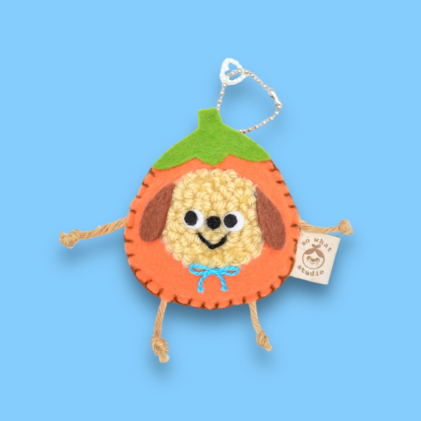 Pumpkin Puppy Magnetic Bag Charms 🐶🎃 | Pair of Charms