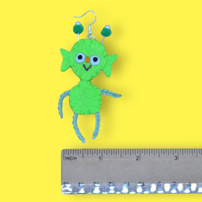 Alien Friends Felt Earrings 👾🛸