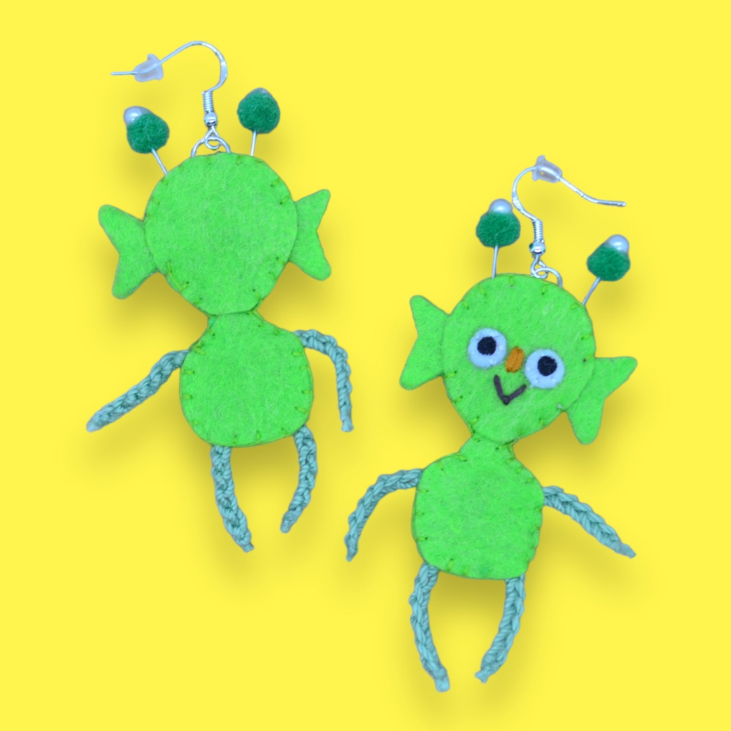 Alien Friends Felt Earrings 👾🛸