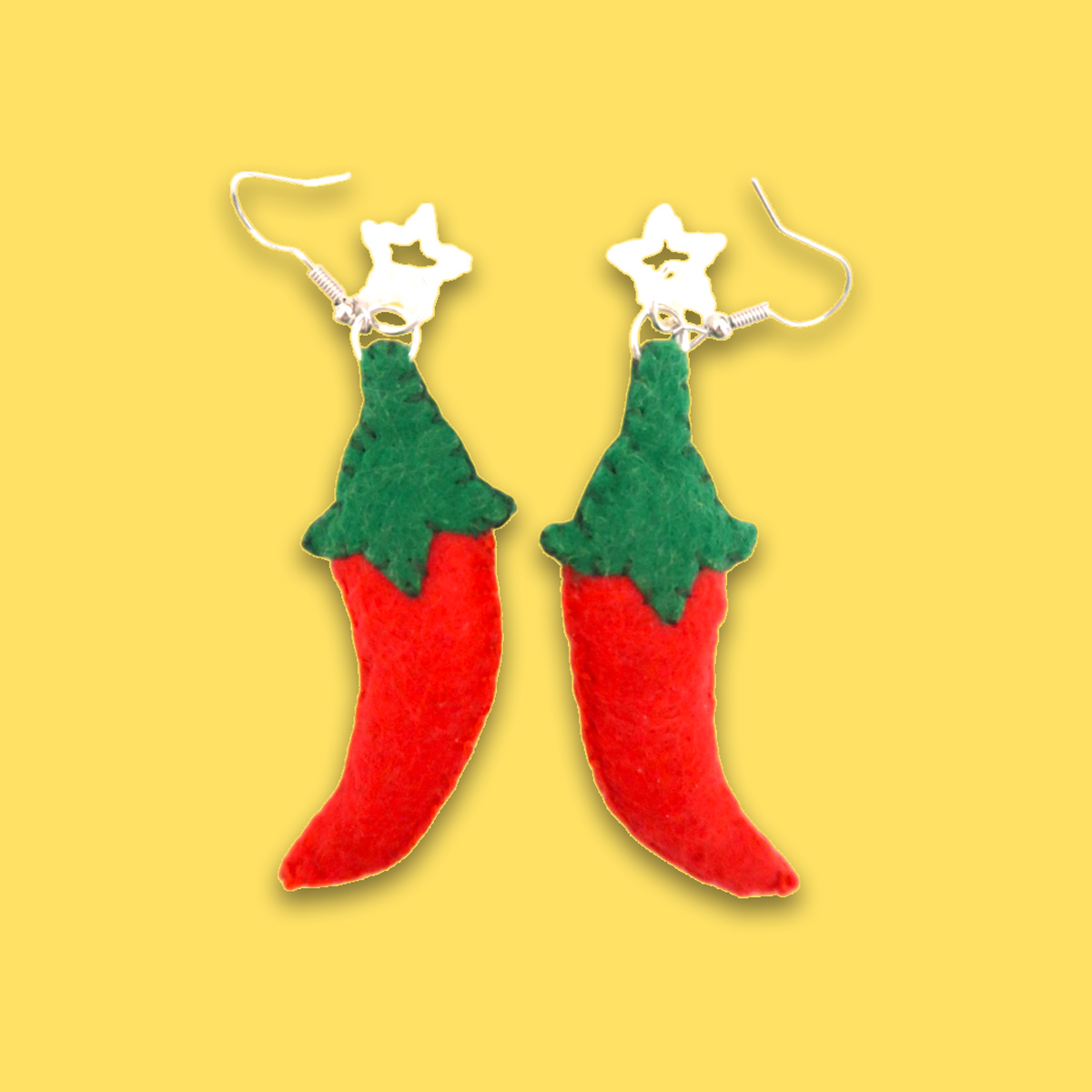 Chili Felt Earrings🌶️