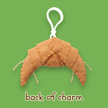 Croissant Felt Bag Charm 🥐