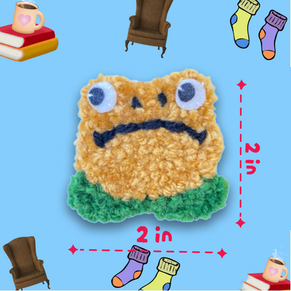 Frog + Toad Pin Pair🐸☕️🧺🤎