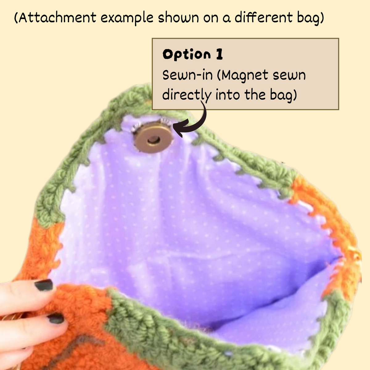Sewn-In Magnet
