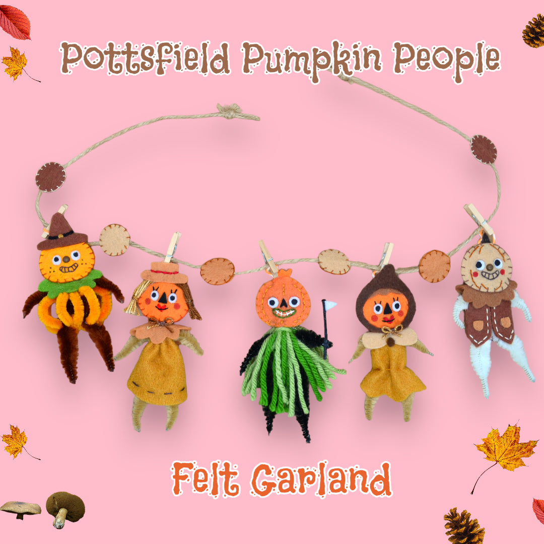 🌾Pumpkin People Garland | Over The Garden Wall Inspired!