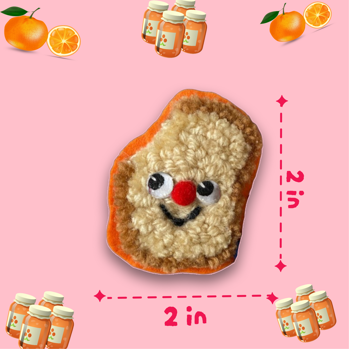 Paddington Bear + Marmalade Punchneedle Pin Pair 🧸🥪🧳