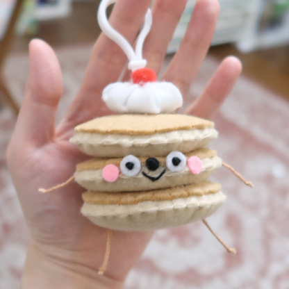 Pancakes Felt Bag Charm 🥞