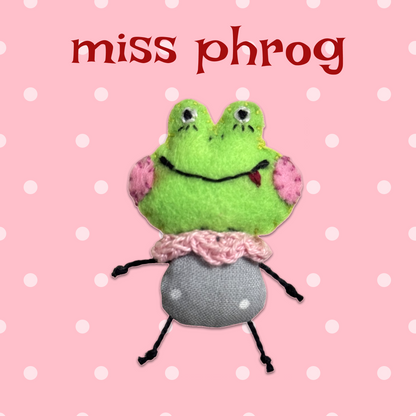 Froggy Felt Pin🐸