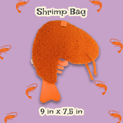 Shrimp Punchneedle Bag 🦐 | Fiber Art Bag