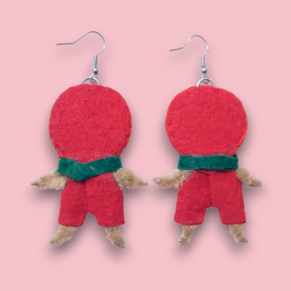 Strawberry Girls Felt Earrings 🍓👯‍♀️