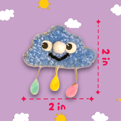 Grumpy Sun + Cheery Cloud Pin Pair☀️☁️
