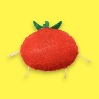 Tomato Guy Felt Bag Charm🍅