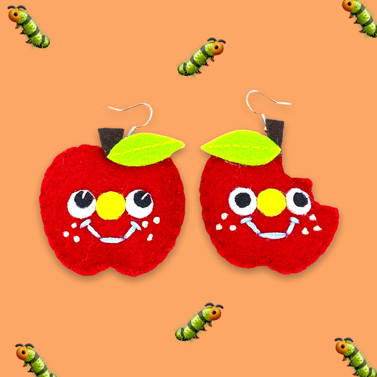 Apple Felt Earrings🍎